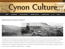 Tablet Screenshot of cynonculture.co.uk